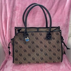 Dooney & Bourke Brown and Black Tote